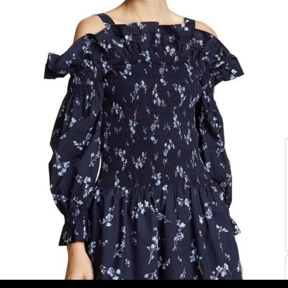 Rebecca Taylor Francine Off Shoulder Dress - Picture 2 of 4